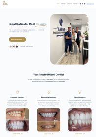 A modern, user-friendly website designed to enhance the client's online presence and attract more patients.