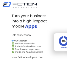  Our Expertise
 ✅ AI-driven automation
 ✅ Scalable SaaS architectures
 ✅ Seamless user experience
 ✅ End-to-end App development