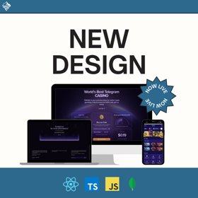 The client aimed to create a cutting-edge website for their gambling platform and ICO page. 