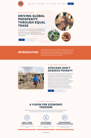 Equal Trade Alliance web design by Sites for Change