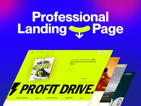 Professional landing page design in Figma featuring bold visuals and clear, engaging elements that drive conversions and business growth.