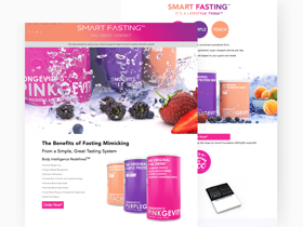 Smart Fasting Squarespace Website