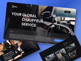 Landing Page for Dubai Premium Taxi Service | HTML/CSS, API Integration & Multilingual