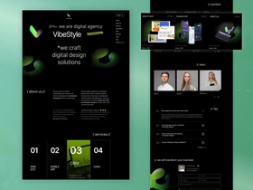 WordPress Website for VibeStyle Agency | GSAP Animations