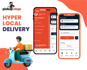 A hyper local pickup and drop application where users can assign tasks and get it done by delivery agents. The app has 3 modules.