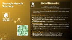 Our Market Domination Plan.