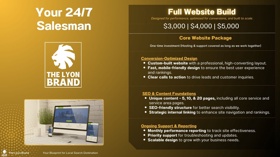 Our web design services alongside our monthly SEO.