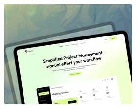 Hero section of a high converting Landing page design