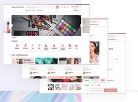 An e-commerce for beauty products
from multiple Korean brands.