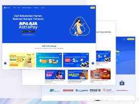 A company profile website where AstraPay
could showcase their financial products,
promotions, news, and company info.