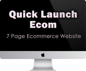 Quick Launch Ecom 7 Page Ecommerce Website Package