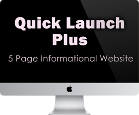 Quick Launch Plud 5 Page Informational Website Package