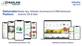 Fasalam: Agri-tech app for satellite crop health, IoT control, weather alerts & more. Website includes info and e-commerce for farm tools.