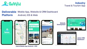 GoWild: Travel platform with trip planning, rentals, bookings, and blogs. App and website offer full travel services with consultation booking.