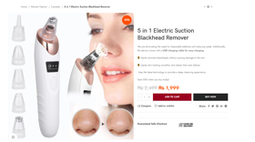 E-commerce Website Demo highlighting product pages and checkout flow.