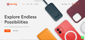 Business Landing Page Example with clean UI/UX and high-quality graphics.