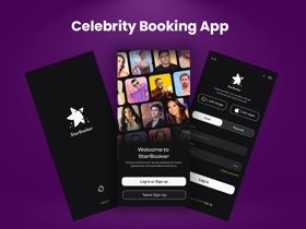 StarBooker is a mobile application designed to connect customers i.e. business owners with celebrities for various events or endorsements in Kuwait. 