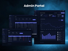 Admin Dashboard development for custom roles to manage the functionality for each app designed, one of its kind to provide dynamic services.