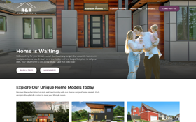 A custom WordPress website built for R&R Home Builders.