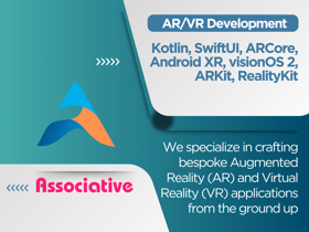 AR/VR Development Service using Kotlin, SwiftUI, ARCore, Android XR, visionOS 2, ARKit, RealityKit
