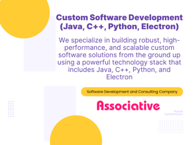 Custom Software Development (Java, C++, Python, Electron)
