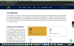 AE Tickets Website, We delivered High quality Website for Football Ticket Booking Platform.  
