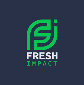 We created a bold and modern brand identity for Fresh Impact, a company centered on clarity, growth, and forward motion. 
