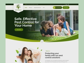 Modern 5 pages website design for a Pest Control company with Branding and website Design + Development