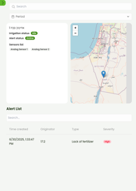 Agriculture Automation - (desktop - responsive page) Main - dashboard 1