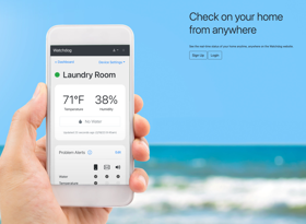 IoT and Mobile for Home Monitoring - Snowbird - Client dashboard