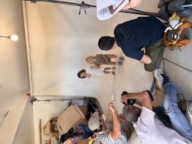 Baby Gap commercial shoot