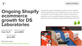 Elevate Your Ecommerce: Learn how we boosted DS Labs' AOV 25% & doubled their stores with Shopify magic