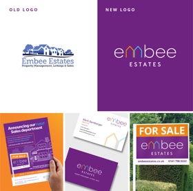 Embee Estates  branding