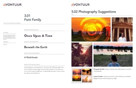 Photography Suggestions & Font Usage