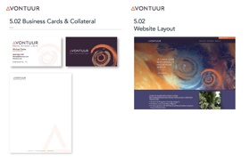 Letterhead, Business Card and Prototype Homepage for website.