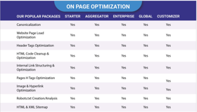 Check our On Page Optimization Process