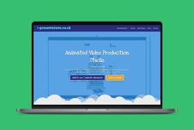 WordPress Website for animation company i-Presentations.