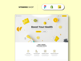 Shopify vitamins store