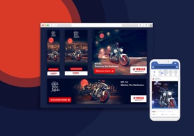 HTML5 Animated banners - Yamaha