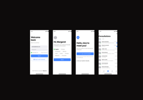 A seamless healthcare app UI for login, language selection, location setup, and doctor consultations—perfect for telemedicine and patient management a