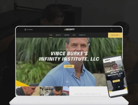 Medical Web Design for Infinity Institute LLC (Physical Therapy)