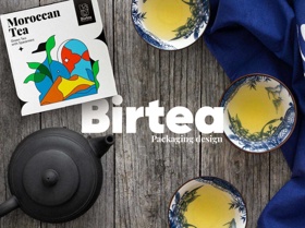 Producer of Moroccan tea Birtea

Logo redesign and packaging design