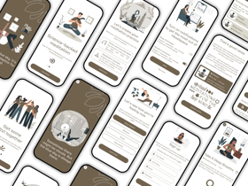 RIVI Custom design and develop Mobile app for Meditation, Yoga, Mental health. 