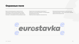 Logo grid set up, spacing guidelines slide