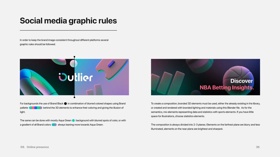 Brand Icons and illustrations, rules slide