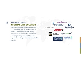 What is MMG MarketPage Internal Link Solution?  It helps increase indexation of your pages, improve KW's rankings, and increase your traffic.  