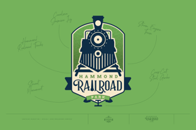 Hammond Railroad Park Logo