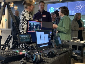 Multi-Cam, Live Switched and Streamed for Remote Audience