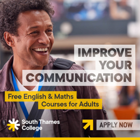 Social media campaign promoting free adult education courses in English & Maths to boost local engagement and applications.

