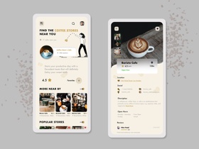 This application is designed for coffee restaurants, allowing users to discover and provide the best reviews and ratings based on their experiences.